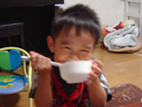 お土産の鯵たち:食べられてます